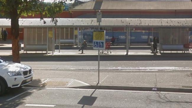 The Penrith bus interchange where Appal Sami Naidu, 51, allegedly offered to pay a 15-year-old girl for sex. Picture: Google