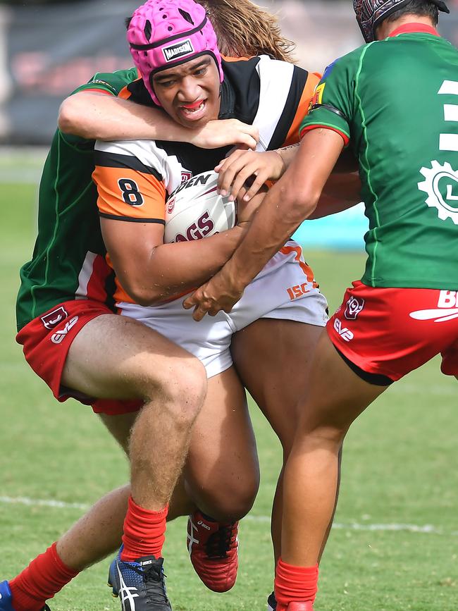 Tigers player Peter-James Sua. Picture, John Gass