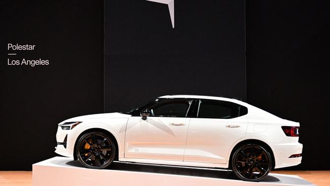 The Polestar 2 BST edition 270 electric vehicle. Picture: AFP