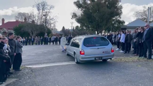 Family and friends farewell Dallas Keogh-Frankling at his funeral