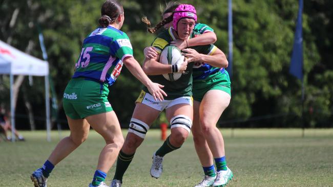 Ashlee Knight. Premier Women club rugby action between Wests and GPS at GPS on Saturday, May 11, 2024.