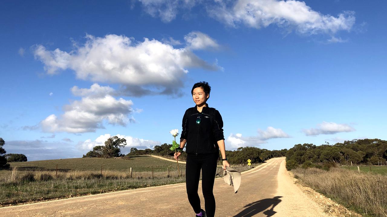Belinda Teh set off at the end of May from Melbourne and reached Perth on August 6.