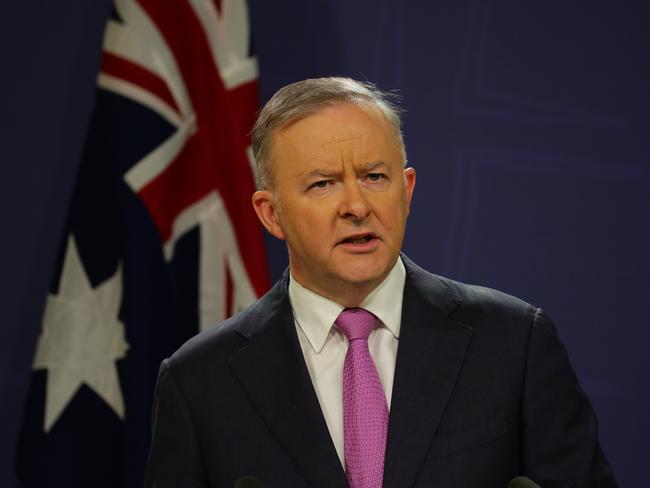 Anthony Albanese described domestic violence as a ‘national scourge’ and said more needed to be done to combat it. Picture: NCA NewsWire/Gaye Gerard