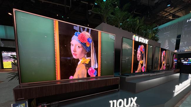 Hisense's new 110 inch UX TV that's about 10 times brighter than the average set of car headlights on high beam.