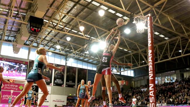 Netball SA believes the sport and Adelaide Thunderbirds deserve a new home. Picture: Kelly Barnes/AAP