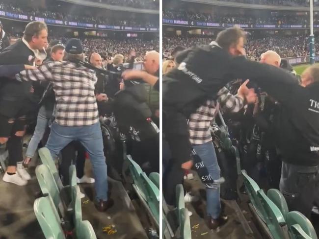 Ugly MCG brawl erupts after AFL exit