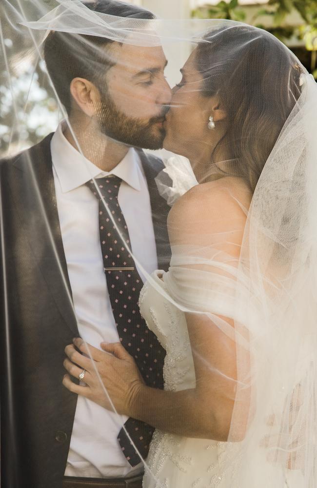 Wedding of Lucy Follent and Zachary Howarth. Picture: Anna Tomlinson