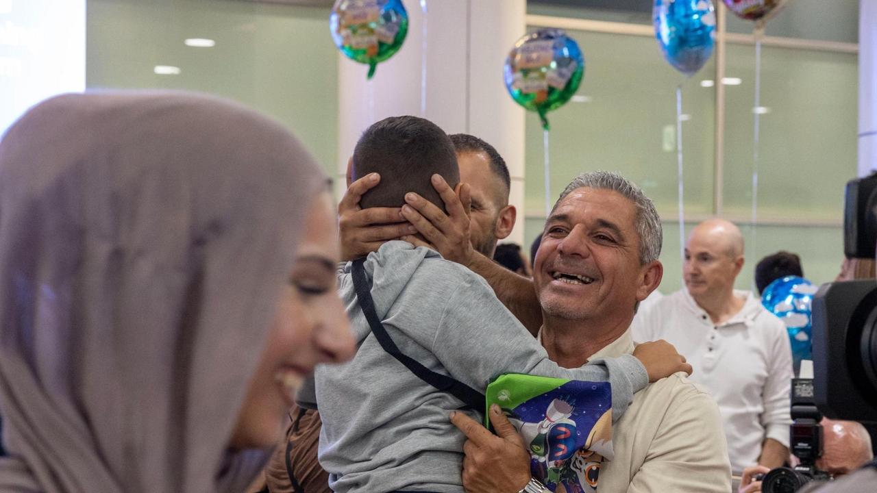 Australians and their immediate family members fleeing Lebanon landed in Sydney overnight. Picture: DFAT