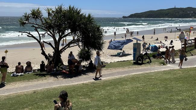 Byron Bay’s Main Beach. Picture: Savannah Pocock