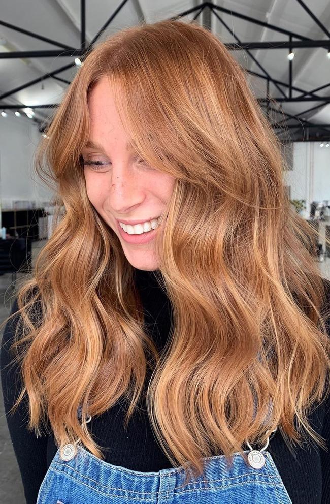 Natural Copper/Strawberry Blonde locks are popular this season. Picture: EdwardsAndCo
