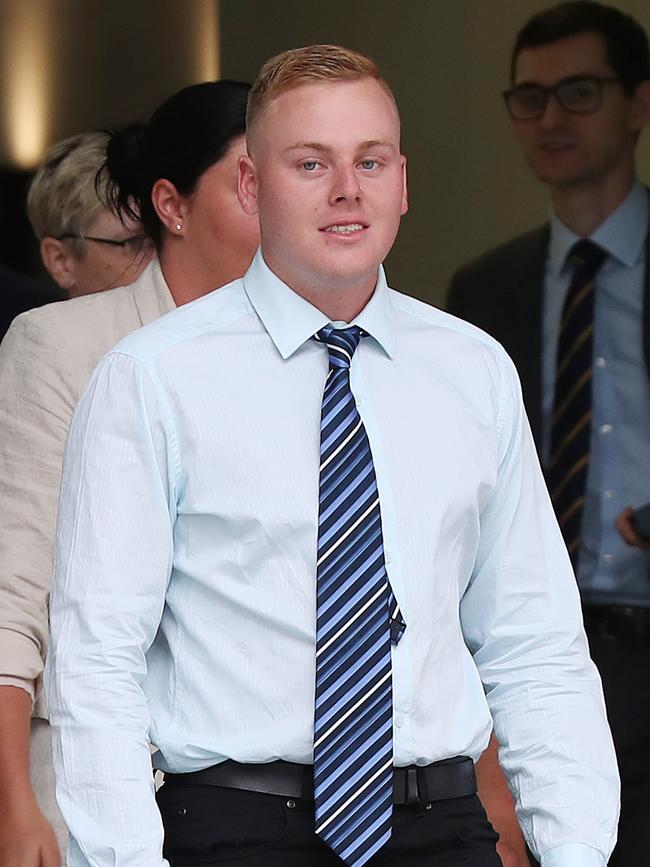 Joshua Grant Shackell, 23, of South Maclean in Logan, has pleaded guilty to two counts of common assault and one count of wilful damage in the Beenleigh Magistrates Court. Picture: Tara Croser