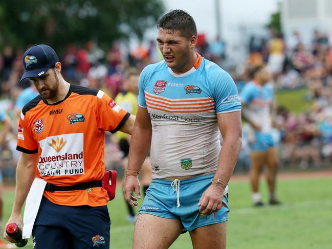 Wiremu Greig brings plenty of bulk to the NRL. Picture: Stewart Mclean