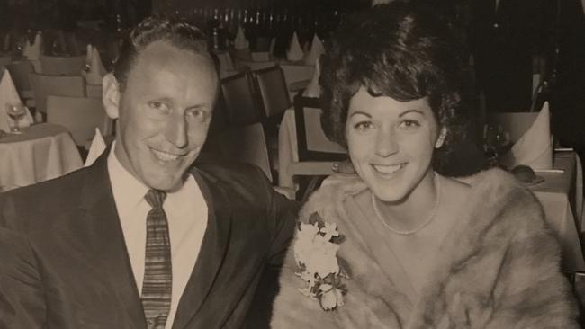 Don Dervan — Adelaide’s original Burger King — with his wife Jean on a cruise in 1961.