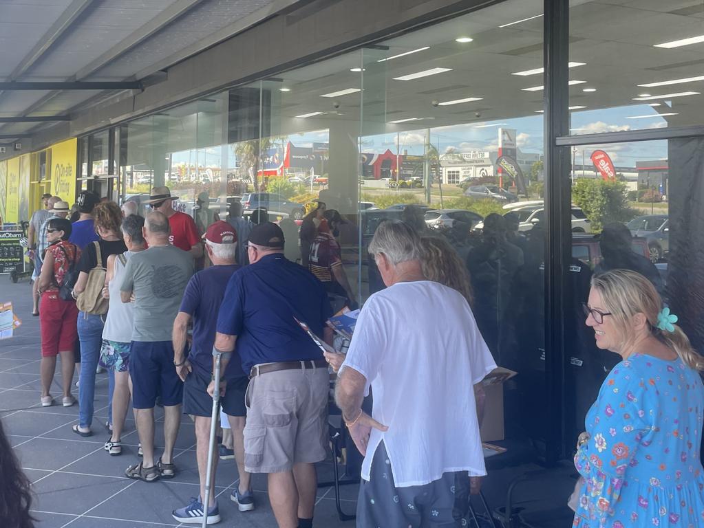 2025 federal election: The line went out the door by midday at the Hervey Bay polling booth
