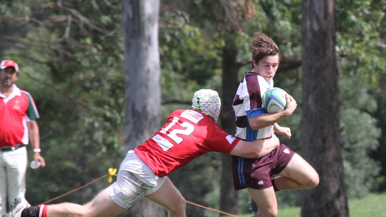 Action from the St Paul's v John Paul College clash.