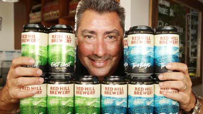 Red Hill Brewery's David Golding says the microbrewery has several practises in place to stop customers driving over the limit. Picture: Norm Oorloff