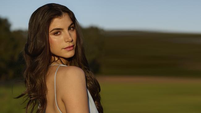 Aussie actor Mia Challis was bingeing Outer Banks during Covid when she got the call to audition – and is still pinching herself she landed the part in the cult Netflix drama. Picture: Stef King