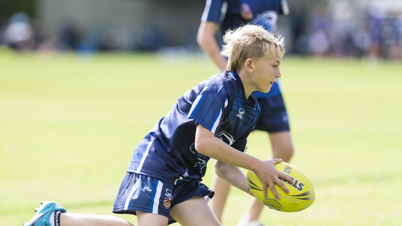 Fletcher Simmons will be a player to watch on Toowoomba Touch Football grand final day. Picture: Kevin Farmer