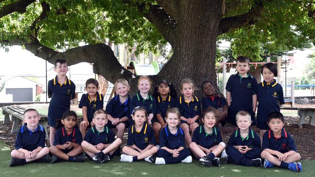 St John Lutheran Preps. Class PMC Back Row. Miller Evans, Daniel Mc Arthur, Angus Whitehand, Isla OÃ•Loughin, Nelinsa Hennayake, Clara Backman, Josh Chimbwanda, Zachariah Carmichael, Joanna Weng Front Row. Leo Osborne, Rima Johnson, Elliot Routley, Bridie Gill, Imogen McGurk, Emily Hunt, Alexander Bartels, Justin Zheng