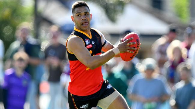 Neville Jetta in action for Fitzroy. Picture: Josh Chadwick