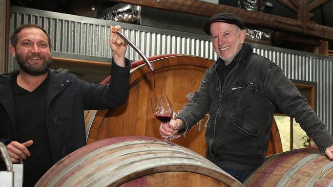 Provenance Wines co-owners Scott Ireland and Sam Vogel. Picture: Alison Wynd