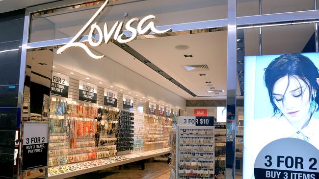 Lovisa holds an international footprint with 943 stores worldwide, including 180 in Australia. Picture: Brenda Strong / The Observer