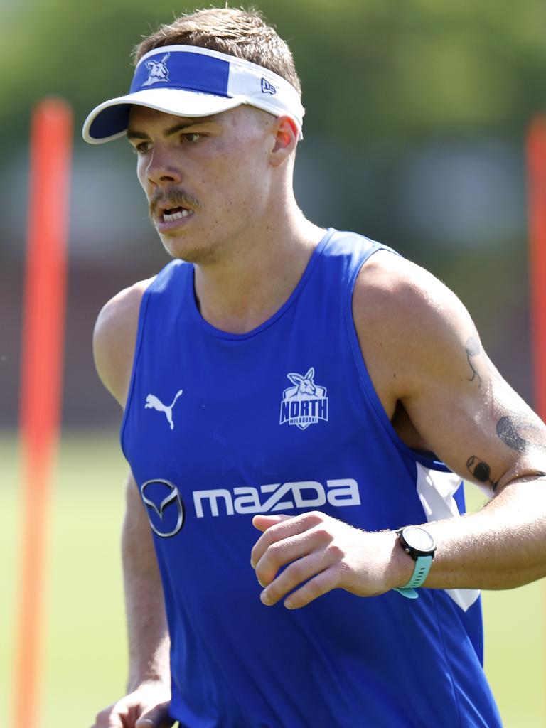 Ziebell said livewire forward Cam Zurhaar was having an ‘outstanding’ pre-season and would spend more time in the midfield in 2023. Picture: Jonathan DiMaggio/Getty Images