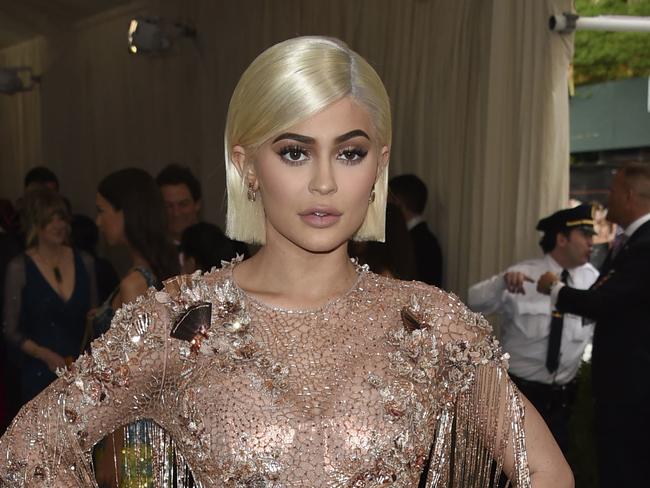 Kylie Jenner is set to surpass Kim’s fortune. Picture: Evan Agostini/Invision/AP