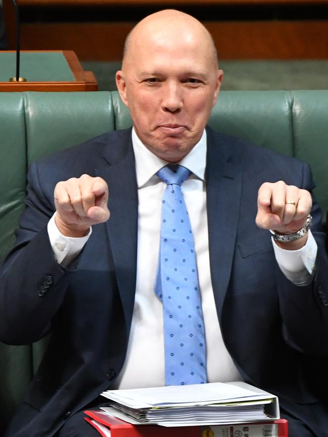 Home Affairs Minister Peter Dutton said he was only informed after the raids took place. Picture: Sam Mooy