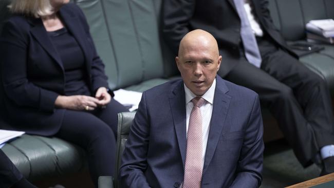 Opposition leader Peter Dutton joined him in thanking the millions of Australians who are giving their time to keep us safe this holidays. Picture: NCA NewsWire / Gary Ramage