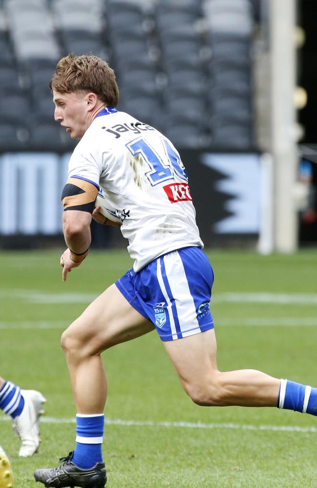 Toowoomba’s Bud Smith playing in the Grand Final of the NSWRL Jersey Flegg. Picture Warren Gannon Photography