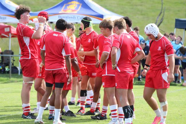 Ballymore Cup rugby action at the Albany Creek Brumbies Junior Rugby Union Club on Friday, April 12, 2024.