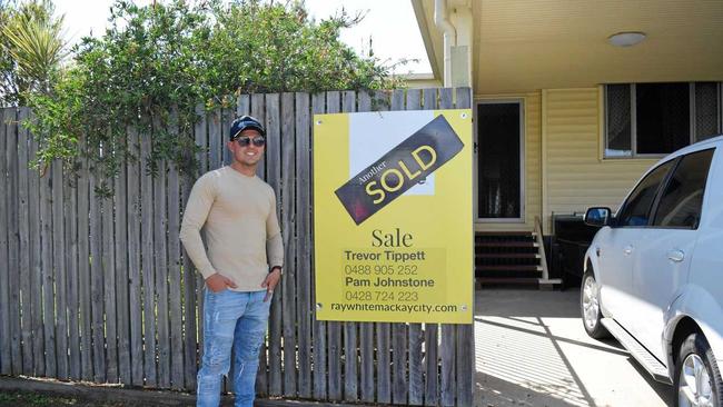 SOLD: New home owner Ryan Jacobson. Picture: Mitchell Bazley