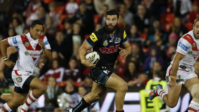 Josh Mansour crossed for the Panthers.