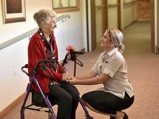 Aged Care is an area that will require more trained staff in the near future. . Picture: Bev Lacey