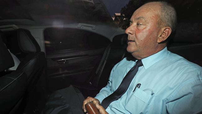 Daryl Maguire leaves ICAC. Picture: Brett Costello