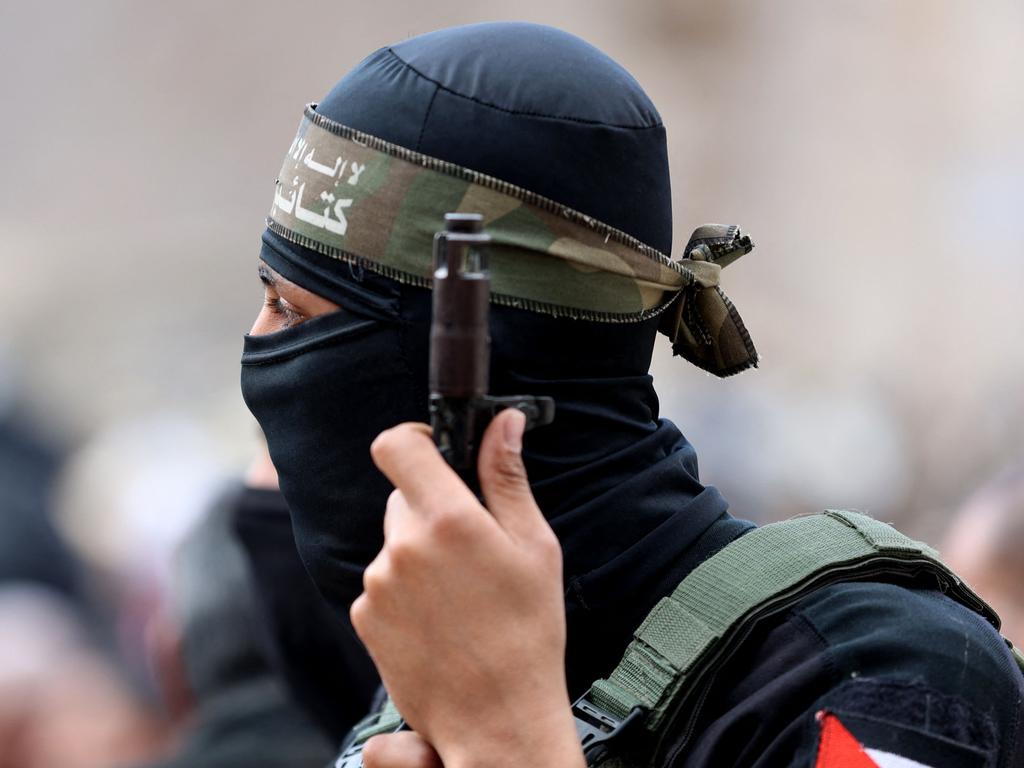 A fighter of the Ezzedine al-Qassam Brigades, Hamas's armed wing. Picture: Omar Al-Qataaa/AFP