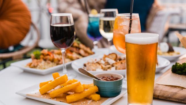 Bayside fare at the ready at the Cleveland Sands Hotel. Picture: Cleveland Sands Hotel