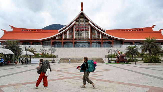 A new railway terminus in Luang Prabang, Laos. Picture: AFP