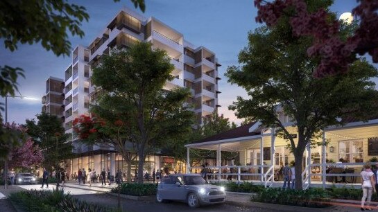 Artist's impression of the Yeerongpilly Green development.