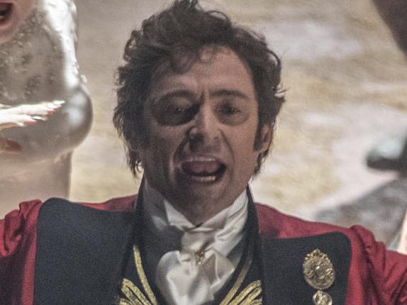 This image released by Twentieth Century Fox shows Hugh Jackman in a scene from "The Greatest Showman." (Niko Tavernise/Twentieth Century Fox via AP)