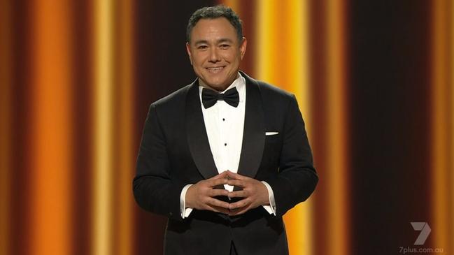 Sam Pang hosting the 2023 Logies. Picture: Channel 7