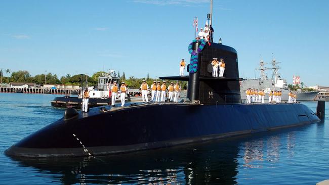 Saab group was partner in Japanese project ... The Soryu class submarine. Picture: Supplied