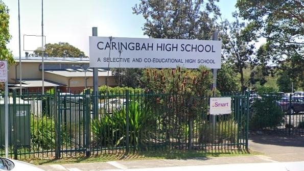 Caringbah High School topped the Sutherland Shire for NAPLAN results. Picture: Google Maps