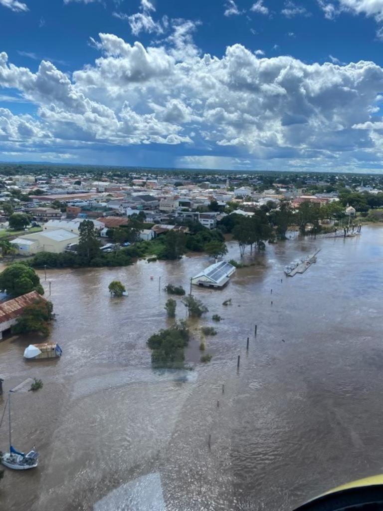 Maryborough floods February 2022. Photo: Ergon Energy