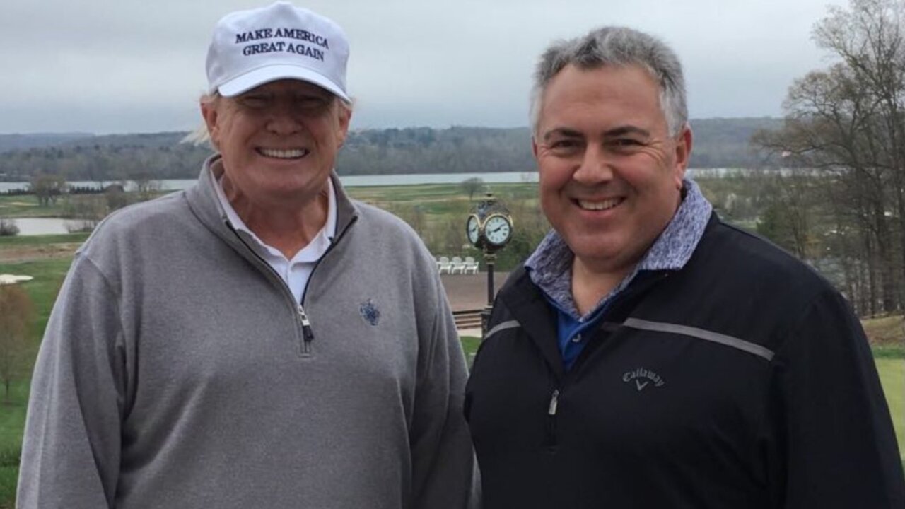 Hockey and Trump hit the golf field