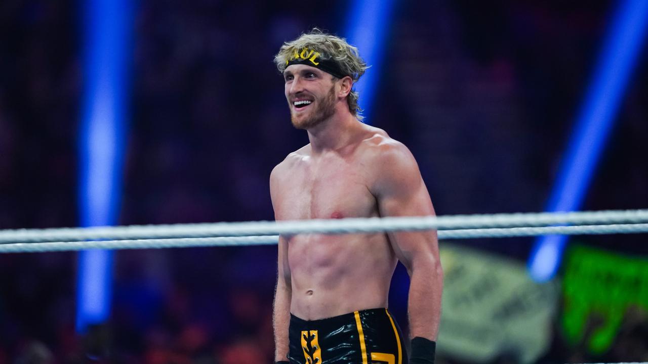 Logan Paul was back in action at Royal Rumble. (Photo by Alex Bierens de Haan/Getty Images)