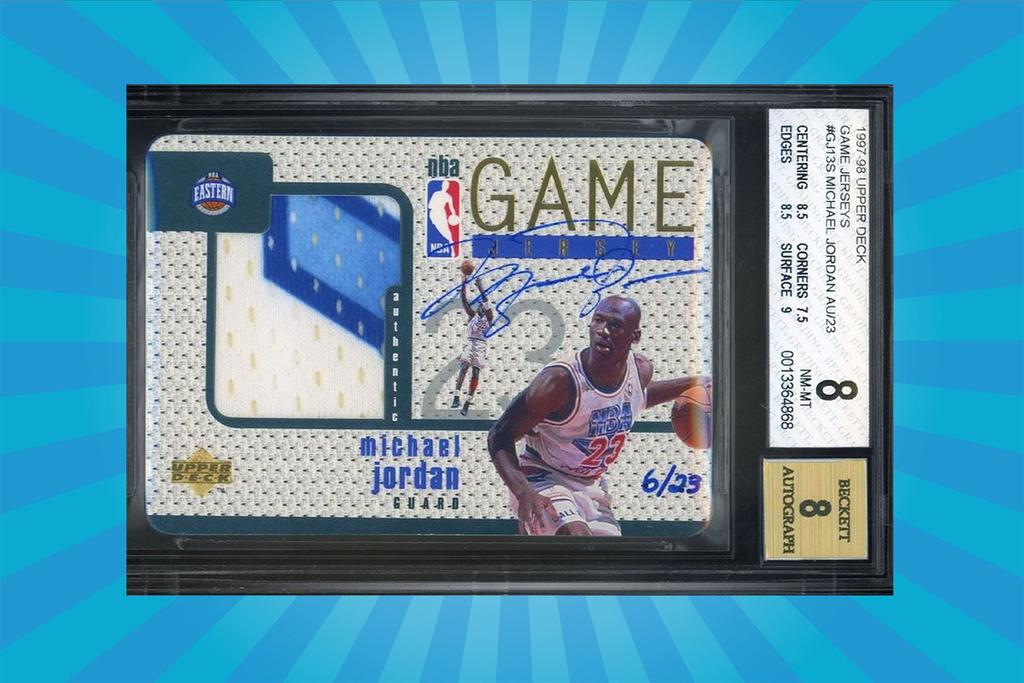 Rare, Signed Michael Jordan, Kobe Bryant Jersey Card Up For Auction