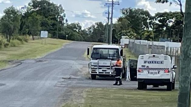 Police have responded to reports of a rammed vehicle and a damaged fence in Bouldercombe and Gracemere