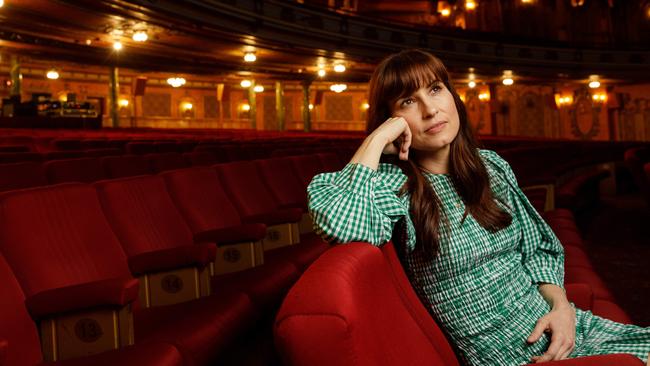 Singer songwriter Missy Higgins at the State Theatre, Sydney, ahead of her show. Picture: Max Mason-Hubers